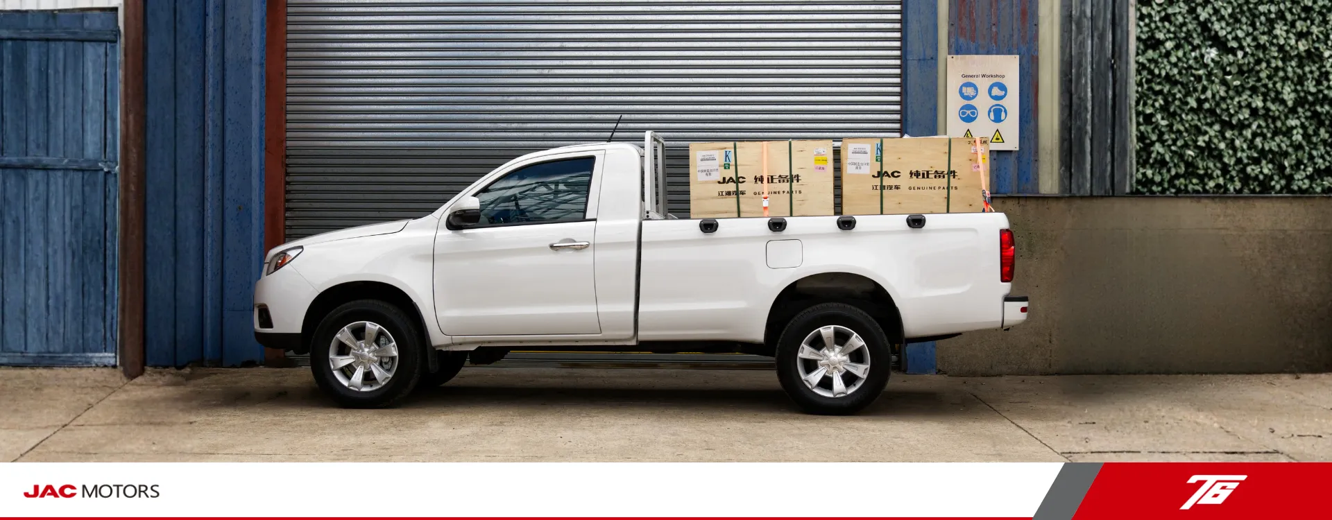 JAC Dealers - Products t6 (1920 × 750 px) JAC T6 single cab