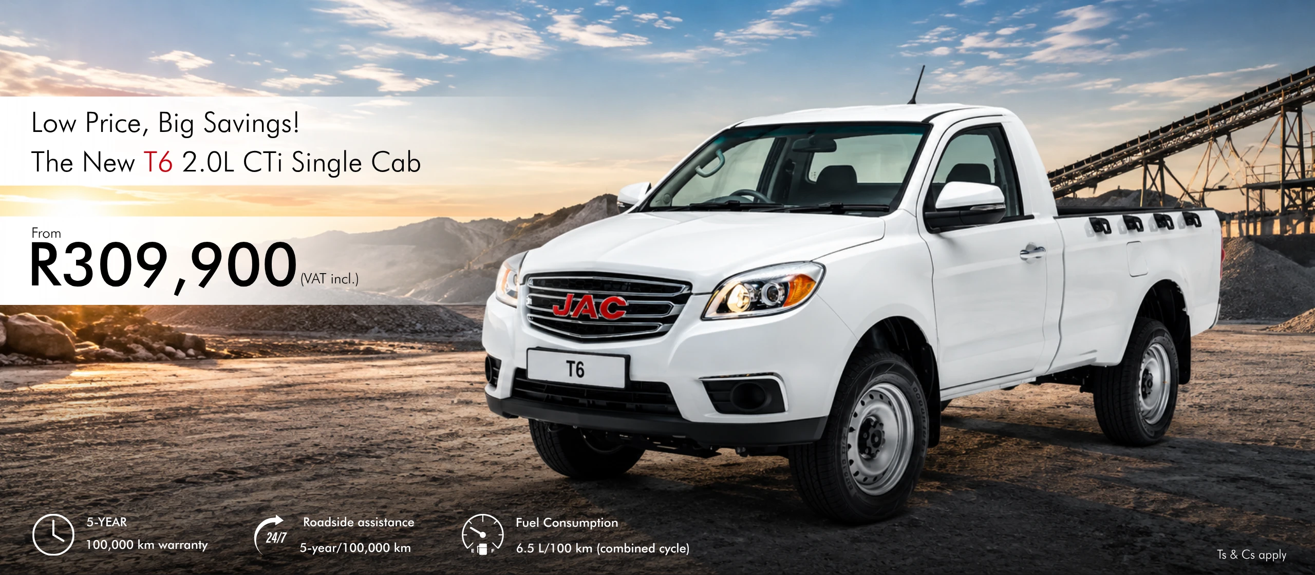 JAC T6 Single Cab Bakkie